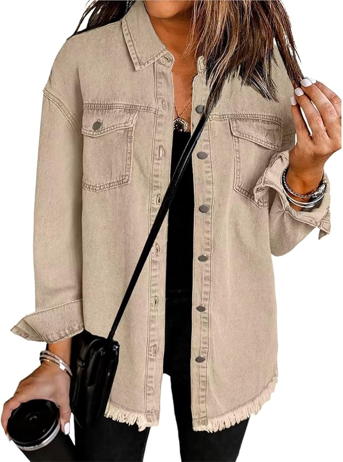 Women’s Jacket | Button Front Overshirt