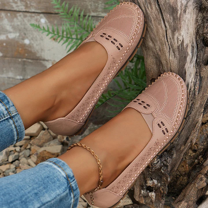 Loafers for Women | Flat Slip-On with Rounded Toe