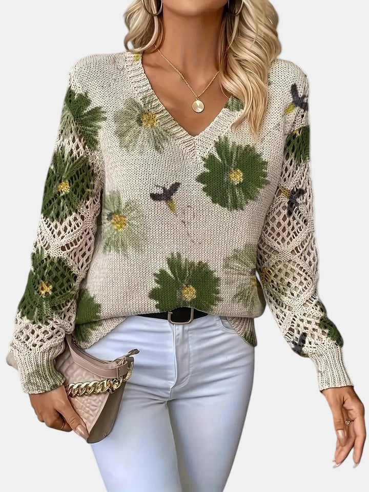 Sweater for Women | Decorative Knit Silhouette