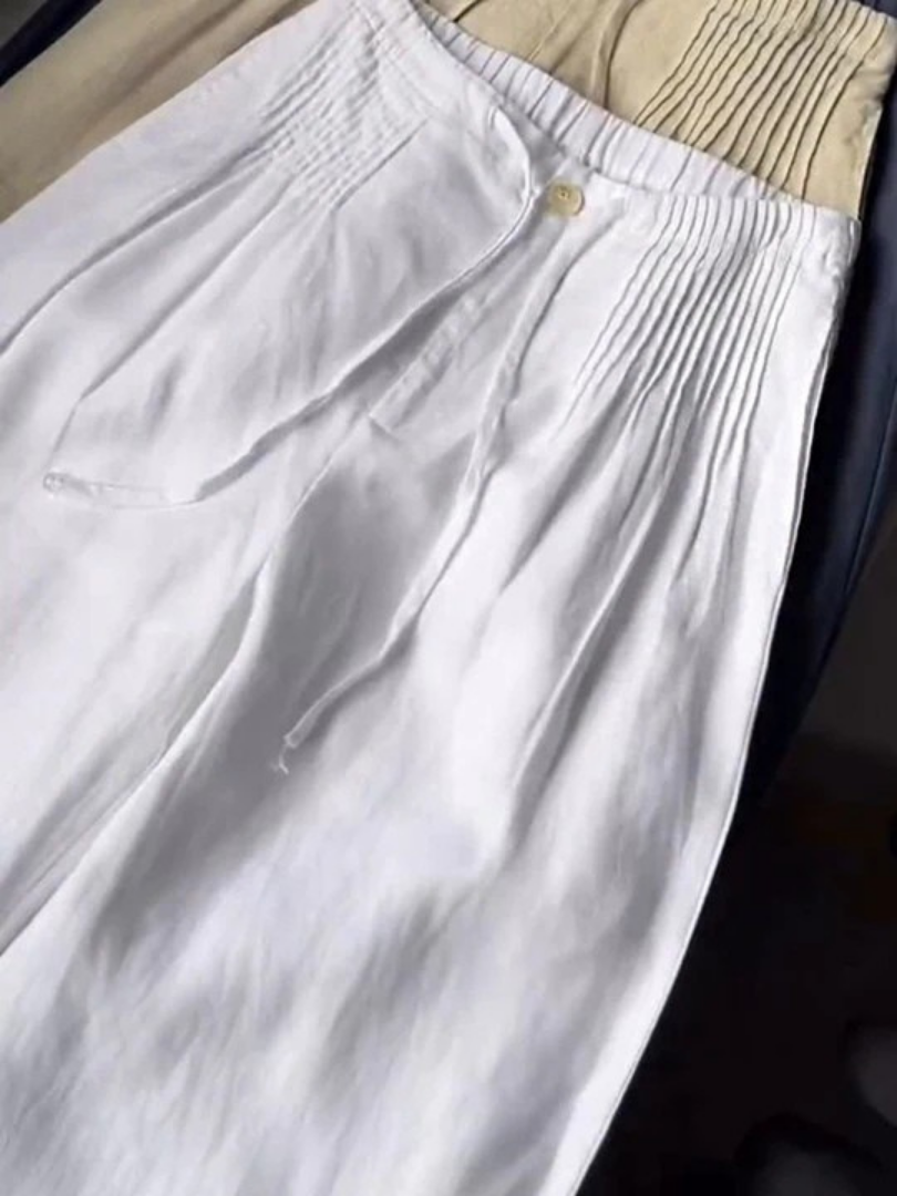 Pants for Women | Wide Leg Elastic Waist Drawstring