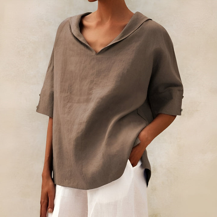 Blouse For Women | Relaxed Short Sleeve