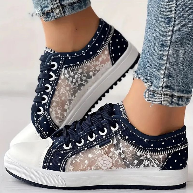 Women’s Sneakers | Casual Floral Panels