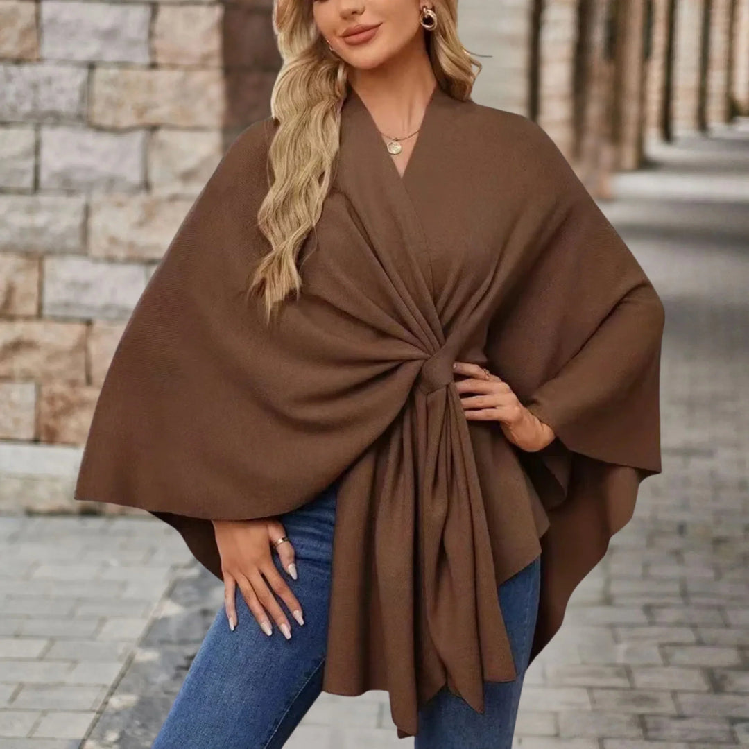 Women’s Blouse | Wrap Style Poncho