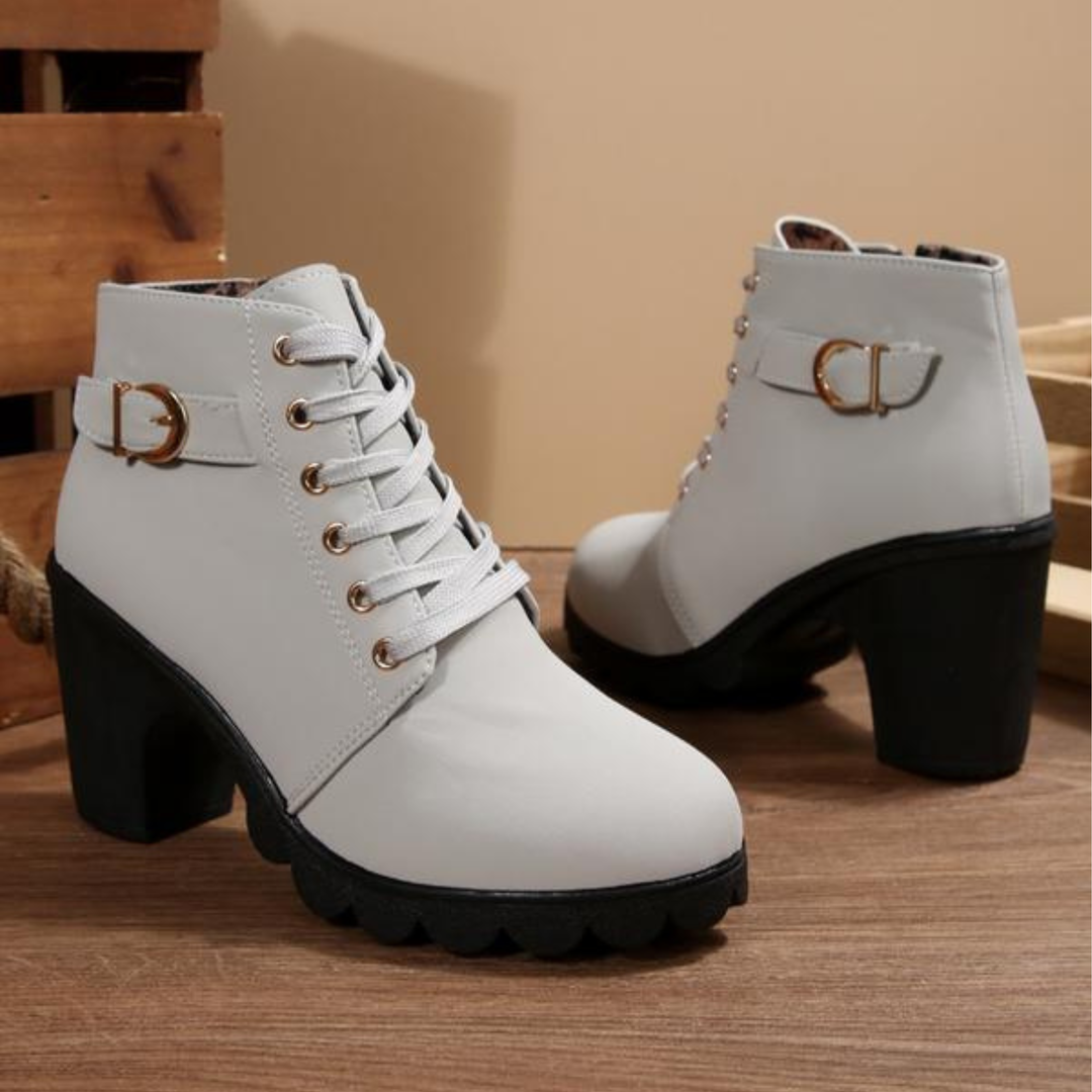 Women’s Boots | Lace-Up Chunky Ankle