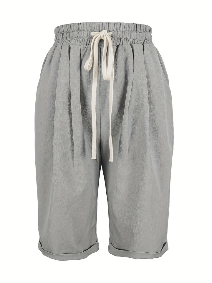 Women’s Shorts | Drawstring Knee Length