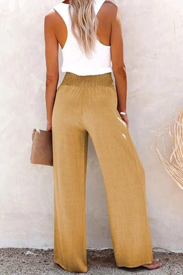 Women’s Pants | High Waist Wide Leg Fit