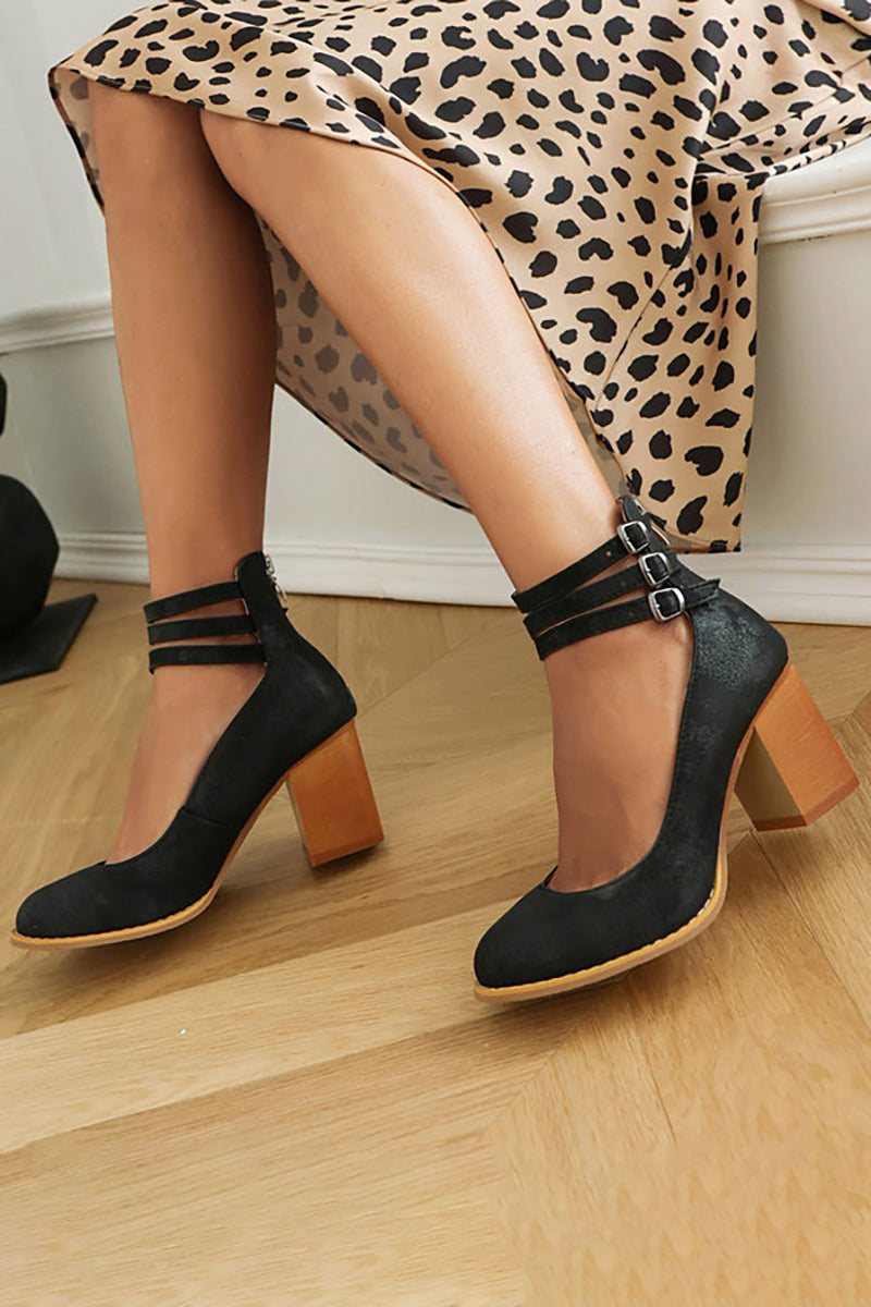 Heels For Women | Block Ankle Strap Design