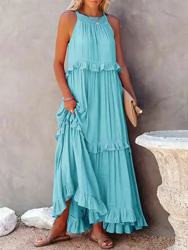 Maxi Dress for Women | Ruffle Detailing