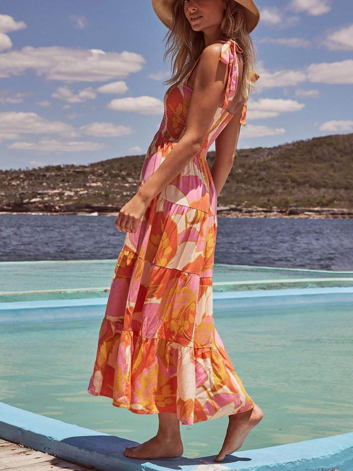 Women's Midi Sundress | Sleeveless Halter