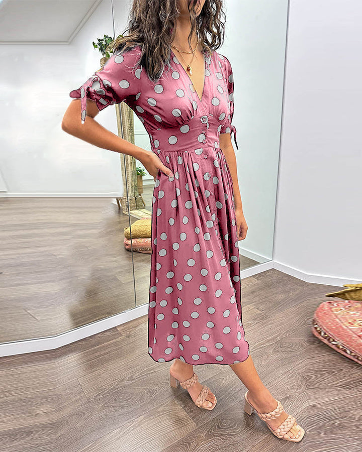 Women’s Dress | Polka Dot Midi