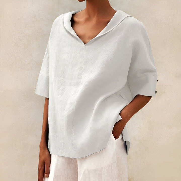 Blouse For Women | Relaxed Short Sleeve
