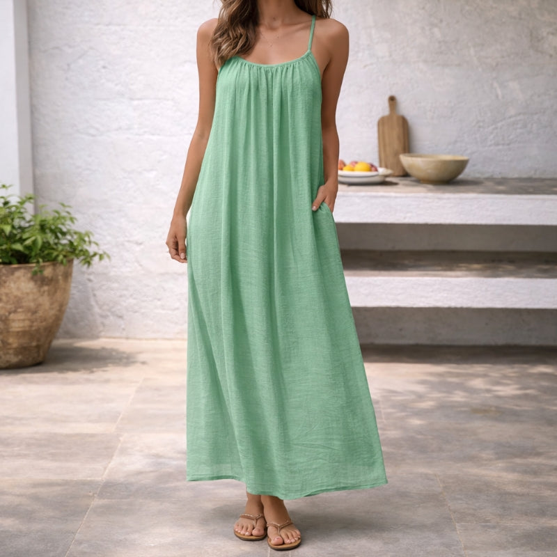 Women's Maxi Sundress | Spaghetti Strap Style