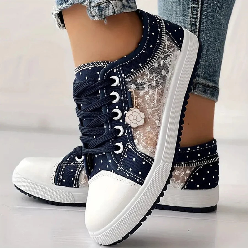 Women’s Sneakers | Casual Floral Panels