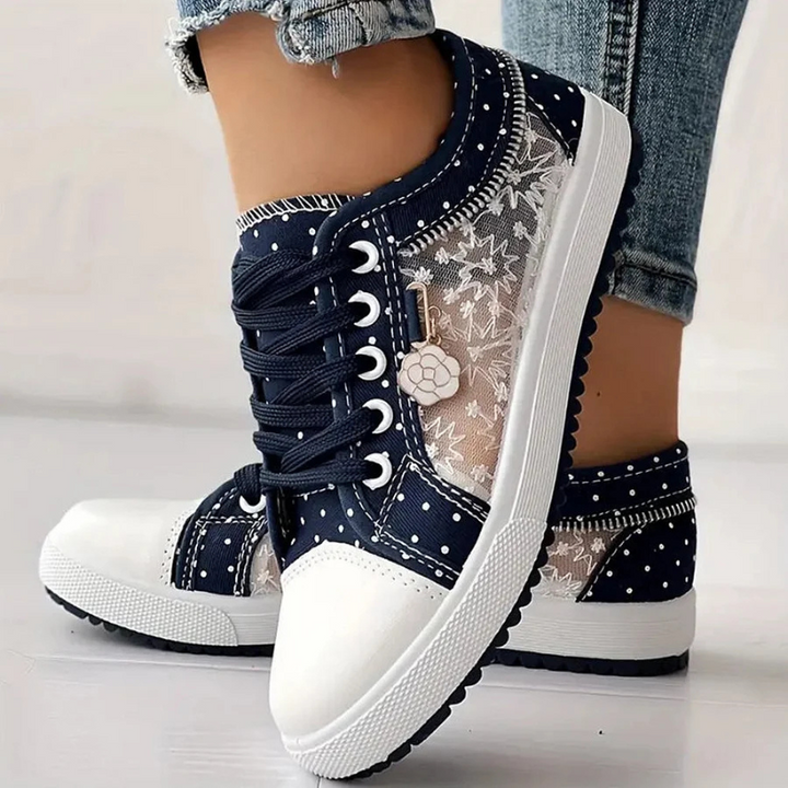 Women’s Sneakers | Casual Floral Panels