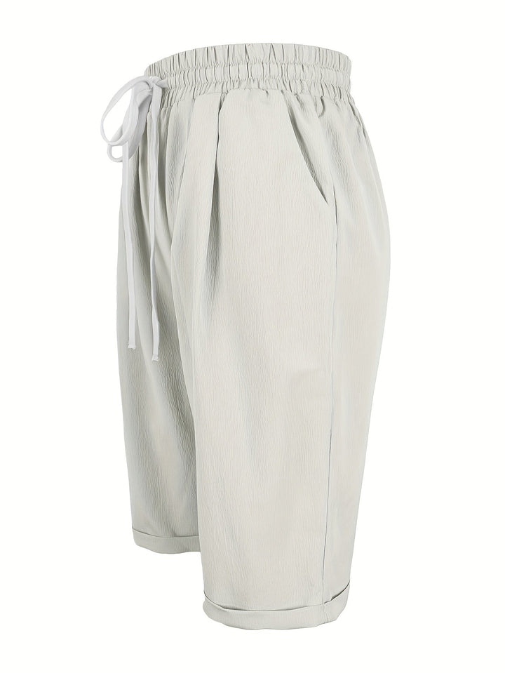 Women’s Shorts | Drawstring Knee Length