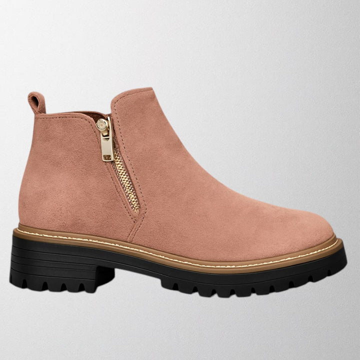 Boots For Women | Ankle Height Zipper Lug Style