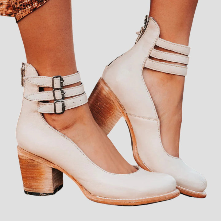 Heels for Women | Ankle Block Strap Design