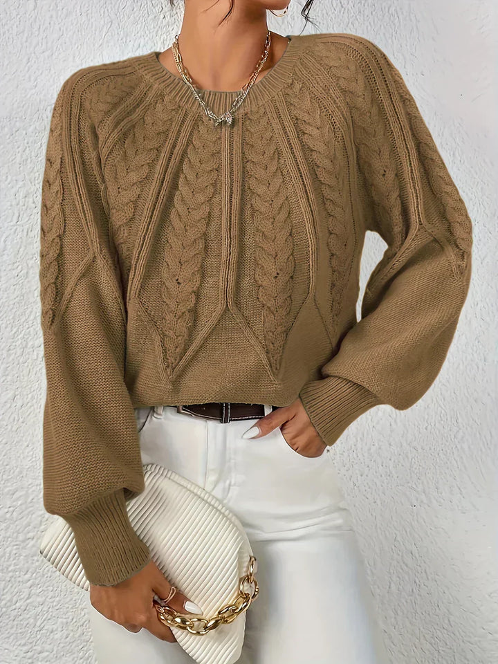Sweater for Women | Textured Crewneck Style