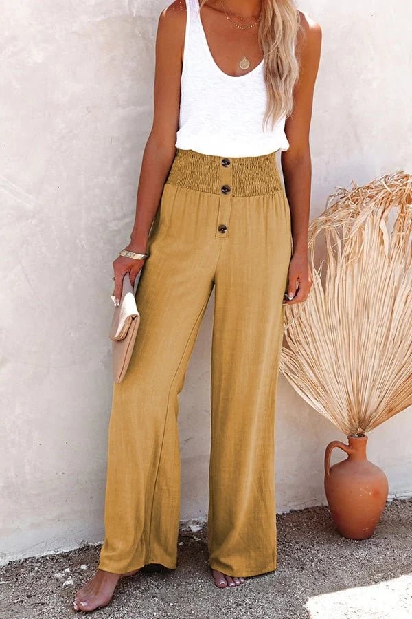 Women’s Pants | High Waist Wide Leg Fit
