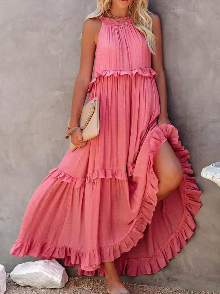 Maxi Dress for Women | Ruffle Detailing