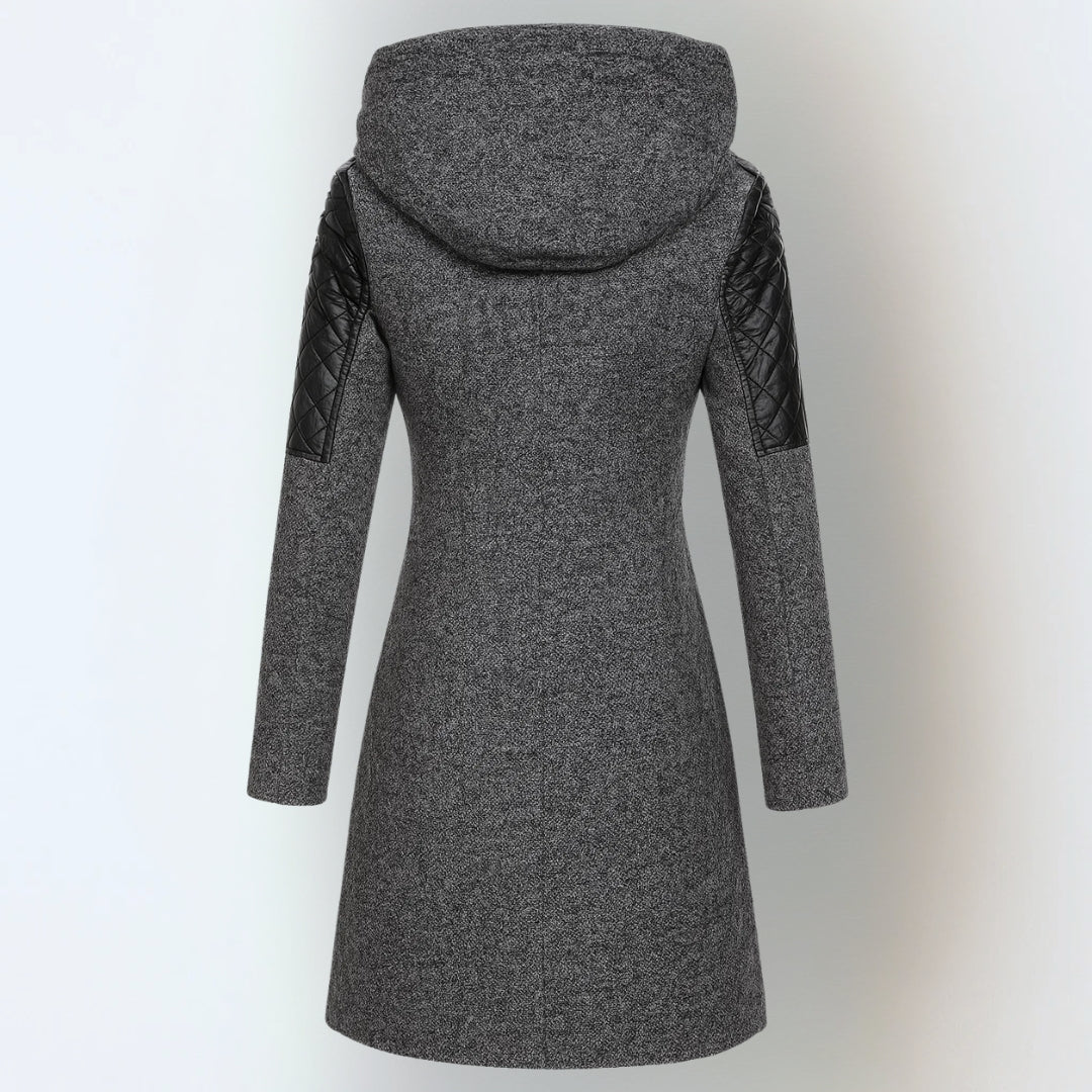 Coat for Women | Asymmetrical Zip Hooded