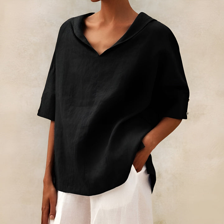 Blouse For Women | Relaxed Short Sleeve