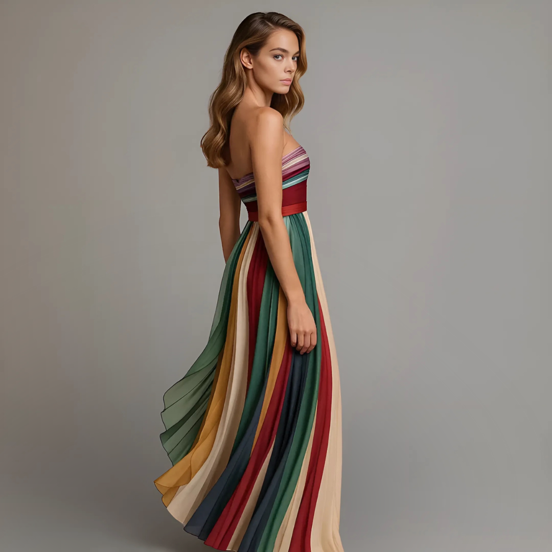 Women’s Dress | Strapless Pleated