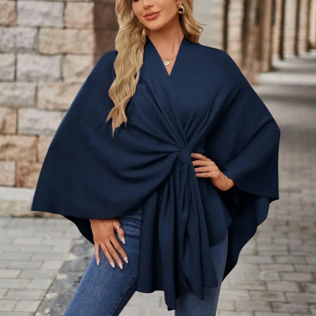 Women’s Blouse | Wrap Style Poncho