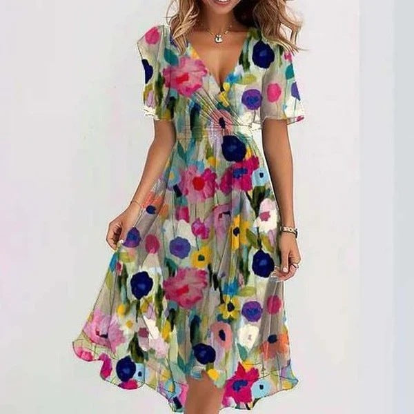 Dress For Women | Floral Midi