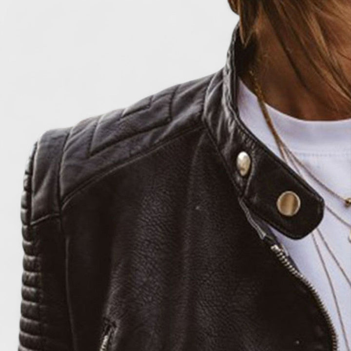 Women’s Jacket | Quilted Moto Style