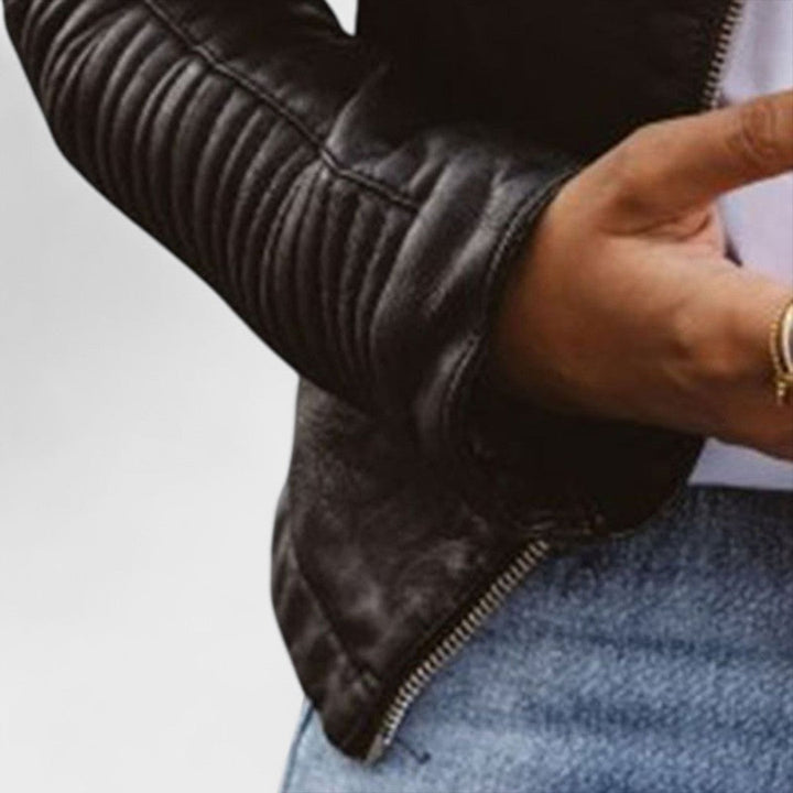Women’s Jacket | Quilted Moto Style