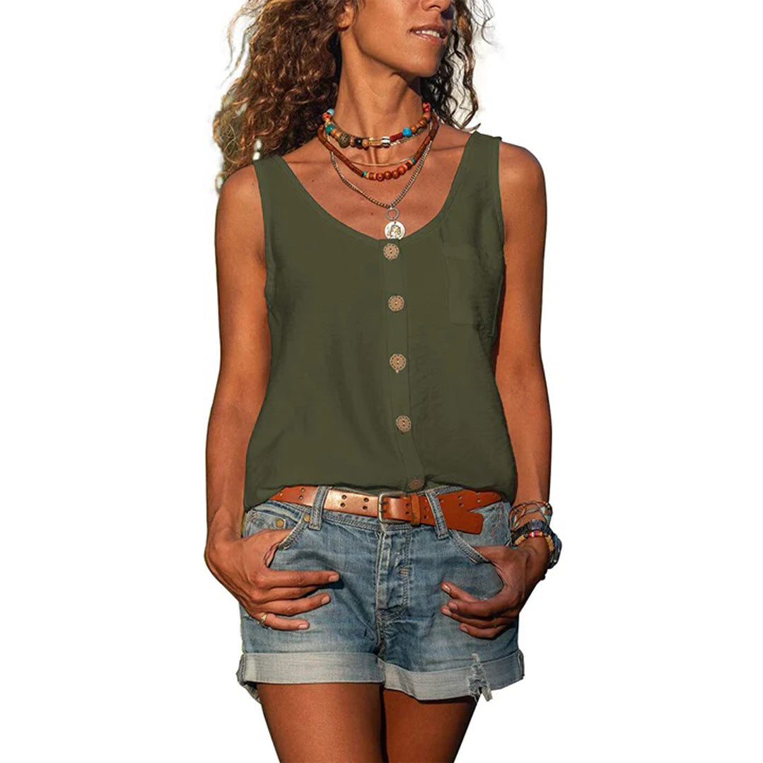 Women's Blouse | Loose Fit Sleeveless