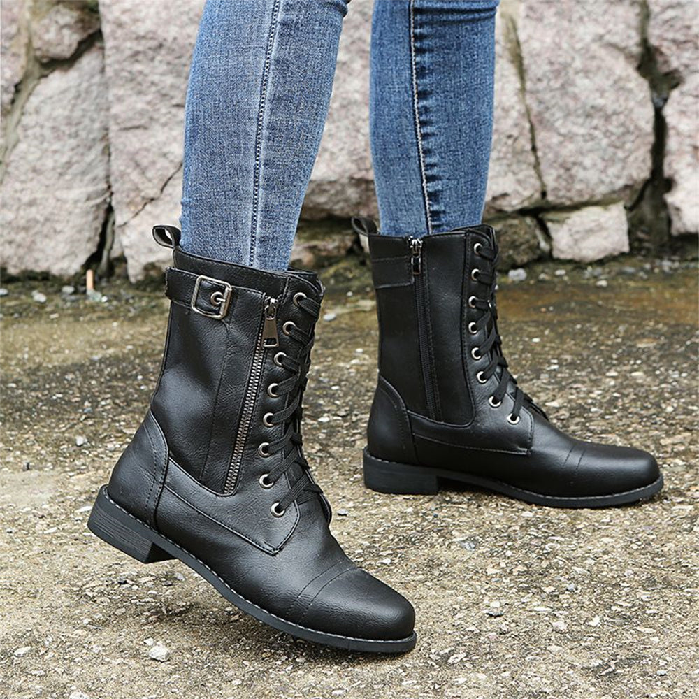 Women’s Boots | Lace-Up with Zip