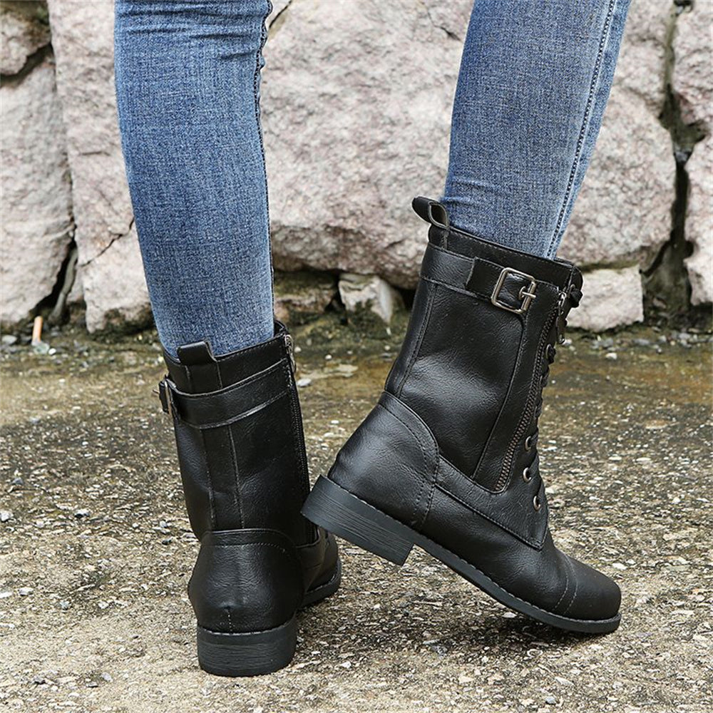 Women’s Boots | Lace-Up with Zip