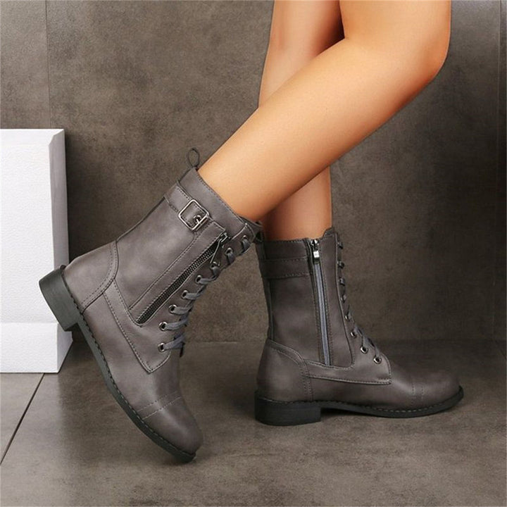 Women’s Boots | Lace-Up with Zip