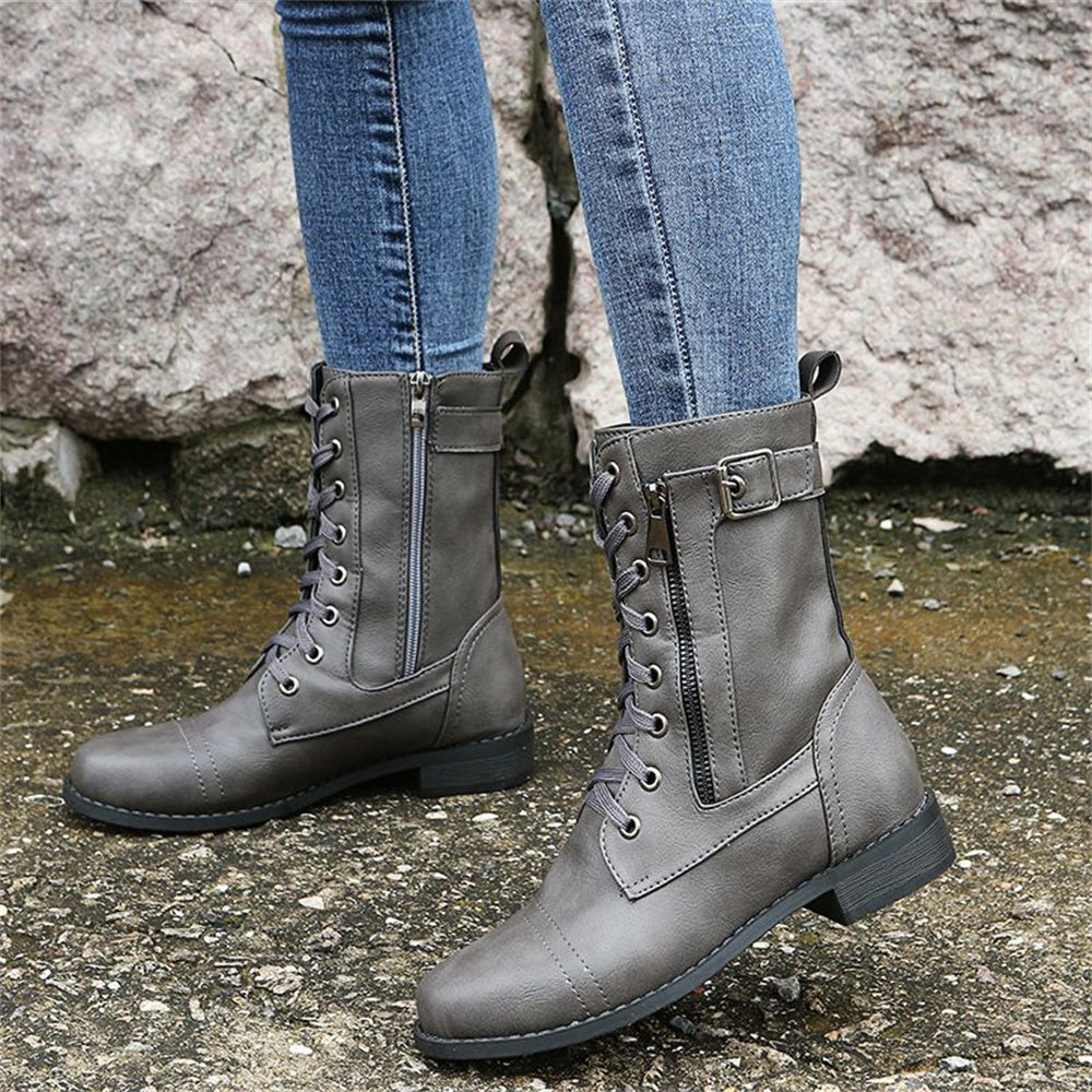 Women’s Boots | Lace-Up with Zip