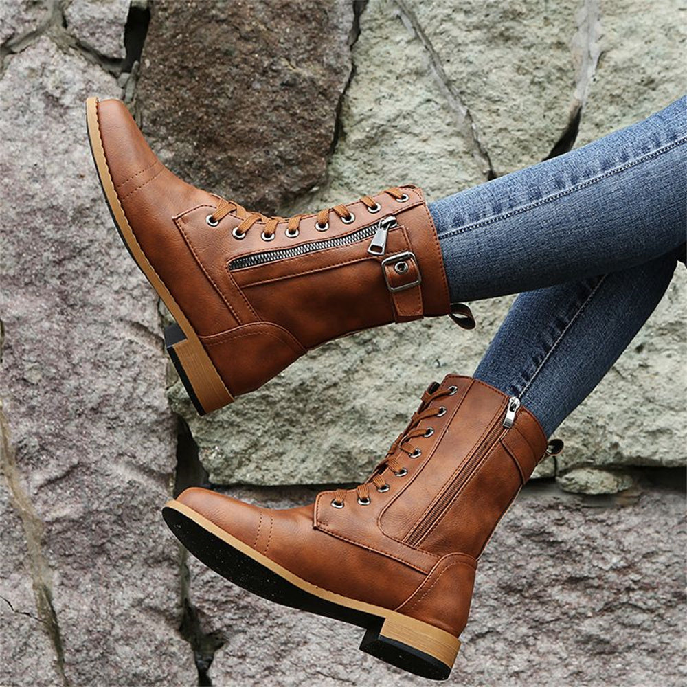 Women’s Boots | Lace-Up with Zip