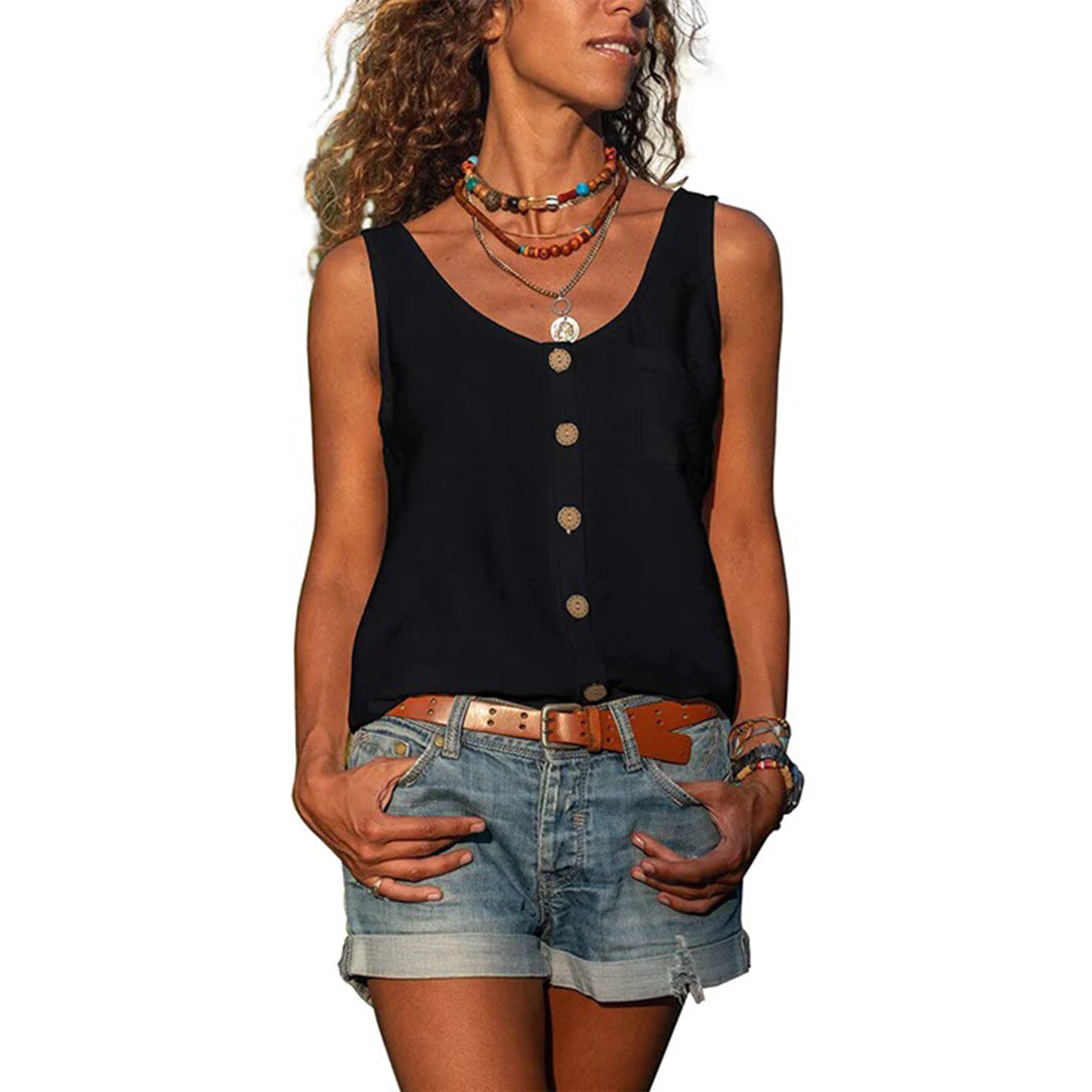 Women's Blouse | Loose Fit Sleeveless
