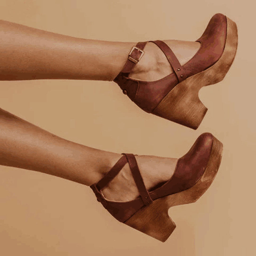 Women's Mary Jane Shoes | Buckle Strap Platform