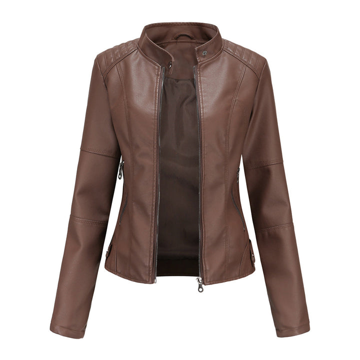 Women’s Jacket | Zip-Up Moto Fitted