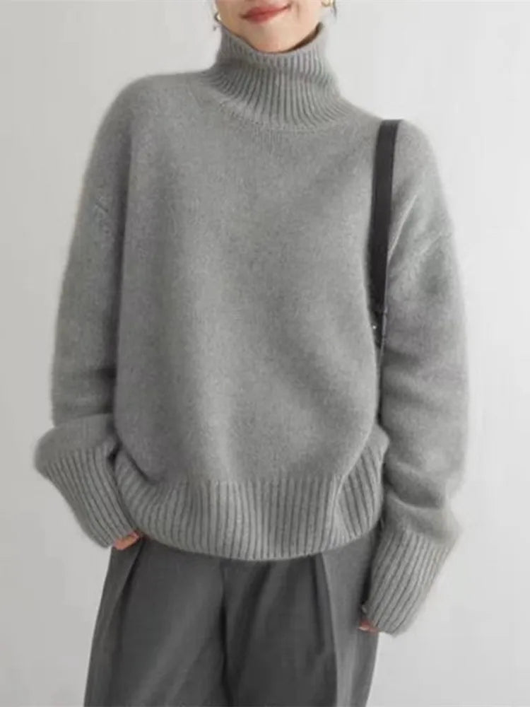 Sweater for Women | Turtleneck Oversized Fit