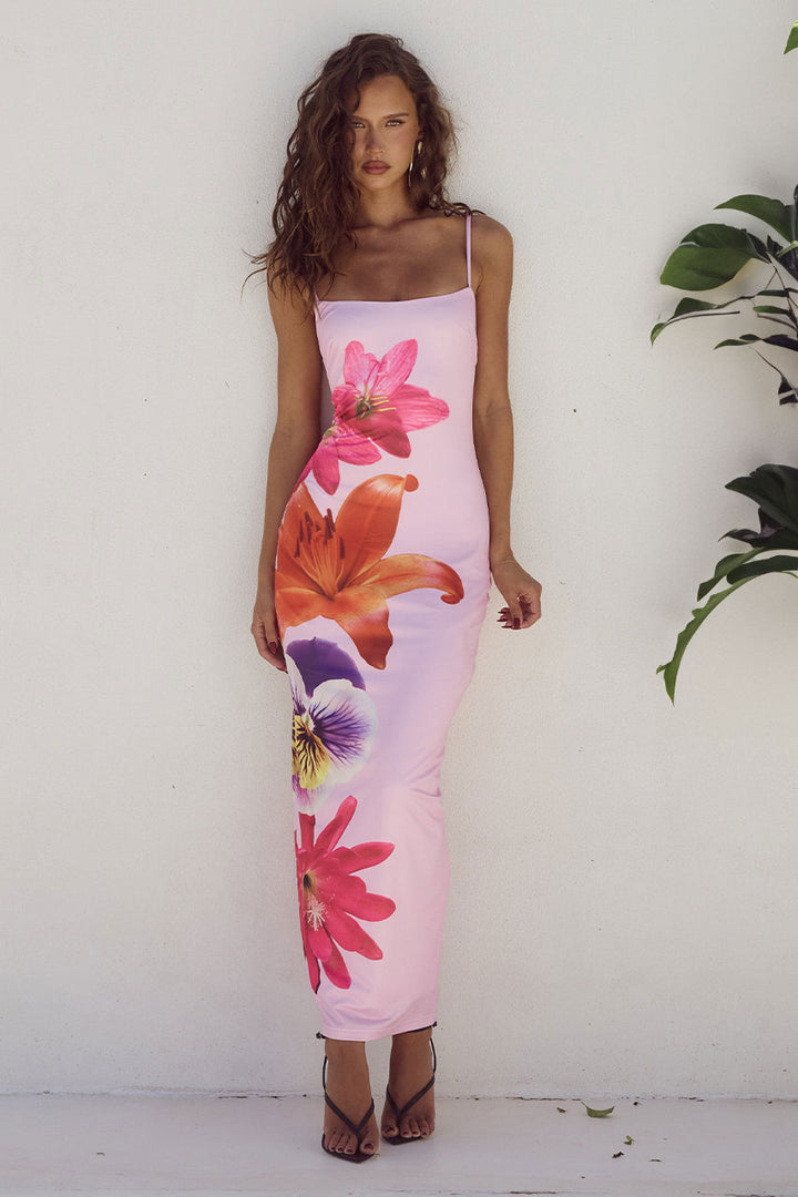 Women's Boho Maxi Dress | Print Floral