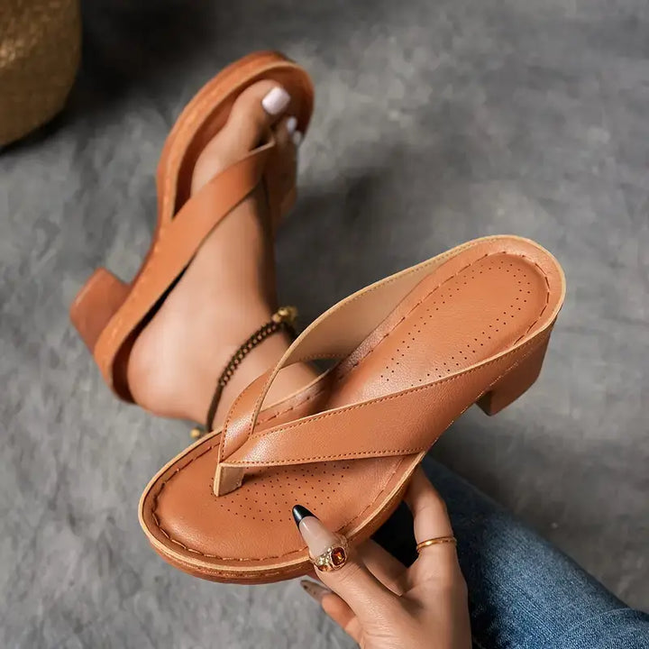 Women's Heeled Sandals | Open Toe Orthopedic