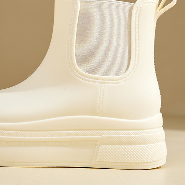 Boots For Women | Elastic Panel Ankle Platform Style