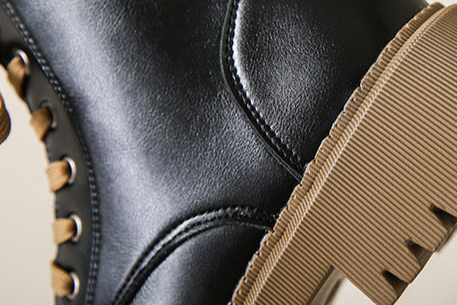 Boots For Women | Side Zipper Lace Closure Ankle Style