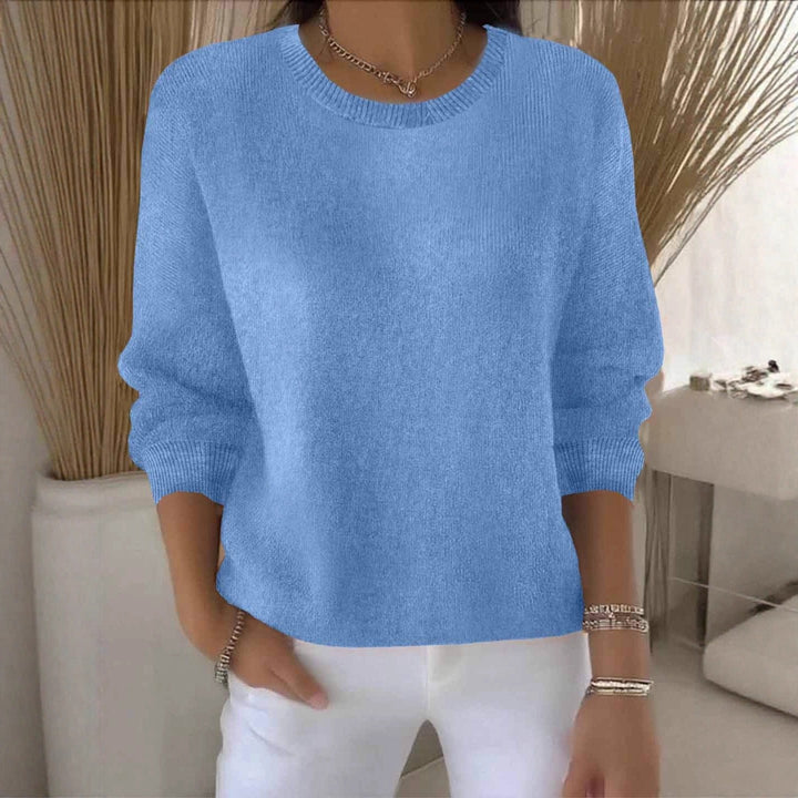 Women’s Sweater | Crewneck Long Sleeve Knit