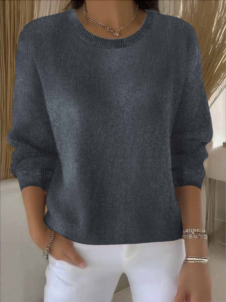 Women’s Sweater | Crewneck Long Sleeve Knit