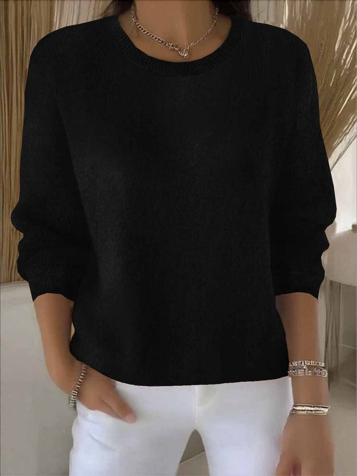 Women’s Sweater | Crewneck Long Sleeve Knit