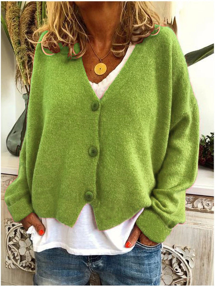 Cardigan For Women | V-Neck Button-Front Knit Design