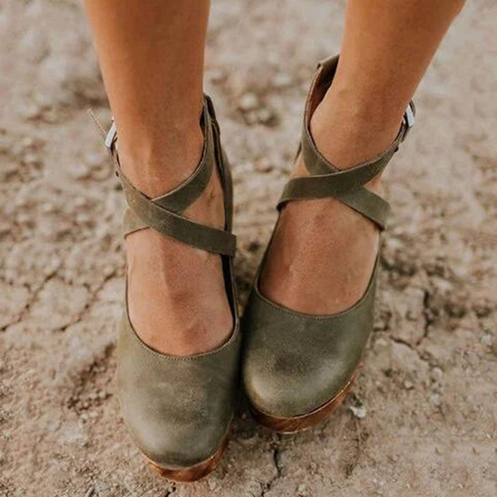 Women's Mary Jane Shoes | Buckle Strap Platform